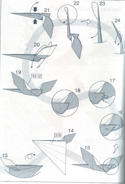 Как сделать лебедя из бумаги: простой вариант оригами с фото и видео