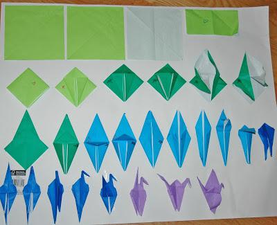 из бумаги птицу оригами 