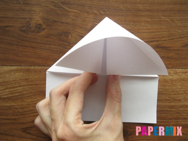 Как сделать кепку с козырьком из бумаги своими руками - шаг 9