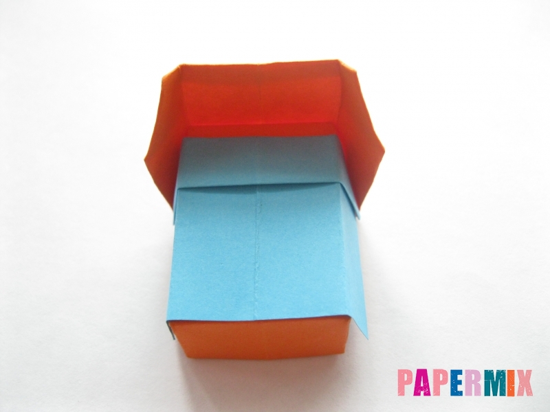 Как сделать кровать из бумаги (оригами) поэтапно - шаг 26