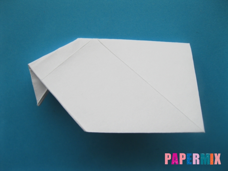 Как сделать голубя из бумаги поэтапно - шаг 6
