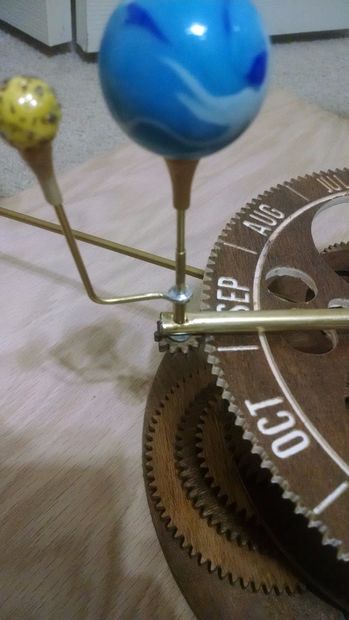Orrery- A Mechanical Solar System Model from Plywood