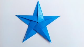 Пятиконечная Звездочка оригами, The five-pointed asterisk origami