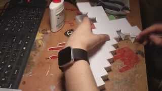 How to make Minecraft Paper Sword hand made Меч из бумаги сделать