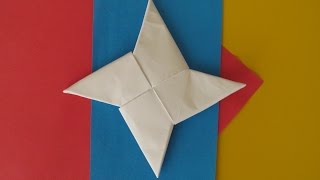 ЗВЕЗДА НИНДЗЯ ОРИГАМИ - Сюрикен из Бумаги/How To Make a Paper Ninja Star (Shuriken) - Origami