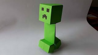 Minecraft Creeper Origami