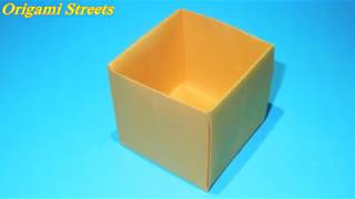 Как сделать коробочку из бумаги. Оригами коробочка. Origami box