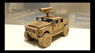 Как сделать модель Hummer h2 из картона