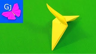 Оригами Вертушка из бумаги