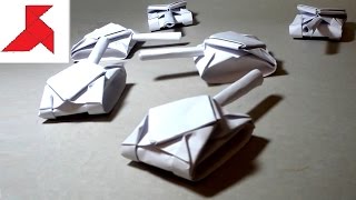 Как сделать оригами ТАНК из бумаги А4 своими руками?