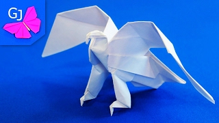 Оригами Орел из бумаги
