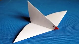 Голубь мира из бумаги. Детские поделки с элементами оригами.