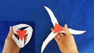 Как сделать бумажный ниндзя звезды | сюрикен