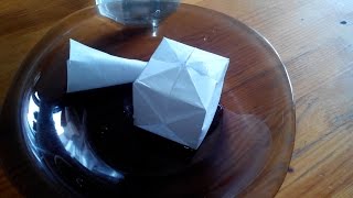 Как сделать водяную бомбочку из бумаги - How to Make a Paper Balloon