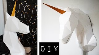 DIY: ЕДИНОРОГ своими руками // 3D Papercraft Unicorn