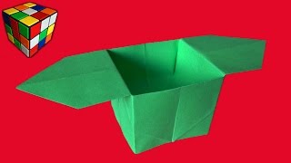 Как сделать коробочку из бумаги. Коробочка оригами своими руками. Поделки из бумаги.
