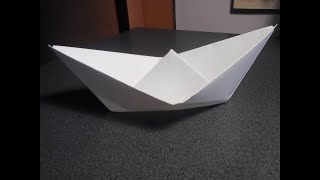 КАК СДЕЛАТЬ КОРАБЛИК ИЗ БУМАГИ . ПОДЕЛКИ ИЗ БУМАГИ. How to make a paper ship.ORIGAMI