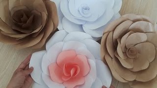 Цветы из бумаги. Большие цветы.DIY Giant Paper Flower