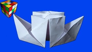 Как сделать пароход из бумаги! Пароход-кораблик! Оригами своими руками! Поделки из бумаги