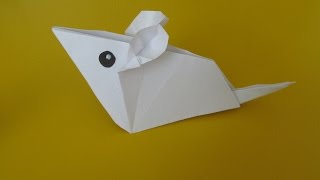 МЫШКА - Легкое Оригами для Начинающих / Origami Mouse - Origami for Kids - Origami Animals