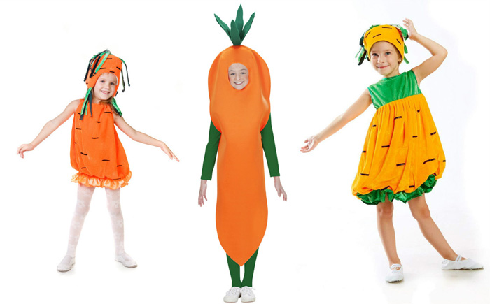 Идеи создания костюма морковки