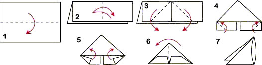 Модульное оригами из бумаги: как сделать треугольный модуль