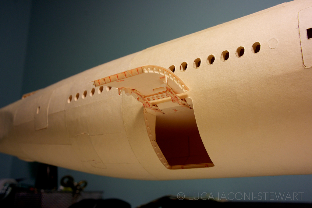 Бумажная модель Air India Boeing 777 боинг, модель, самолет, сделай сам