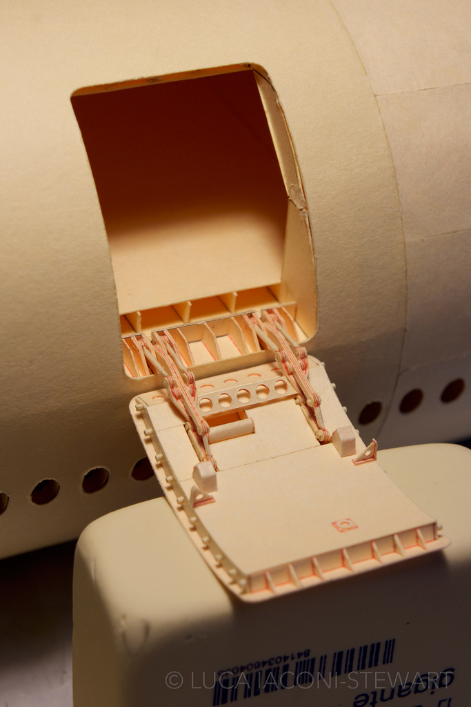 Бумажная модель Air India Boeing 777 боинг, модель, самолет, сделай сам