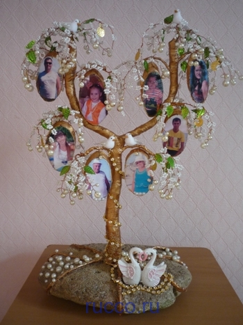 Семейное дерево своими руками из ладошек: мастер-класс с фото