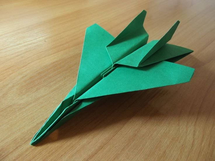 Фото как сделать самолетик из бумаги