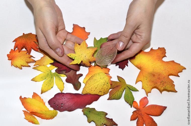 Осенние листья своими руками из гофробумаги со схемами и видео