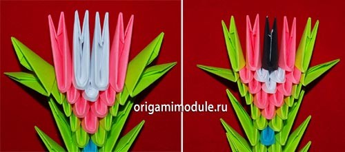 Павлин из модулей оригами: схема сборки с мк и видео