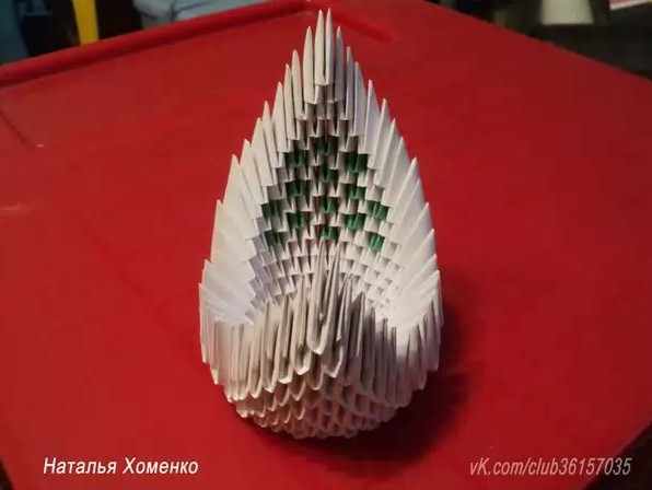 Павлин из модулей оригами: схема сборки с мк и видео