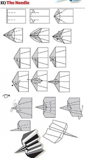 Как сделать самолет из бумаги, который далеко летает и долго, с фото и видео