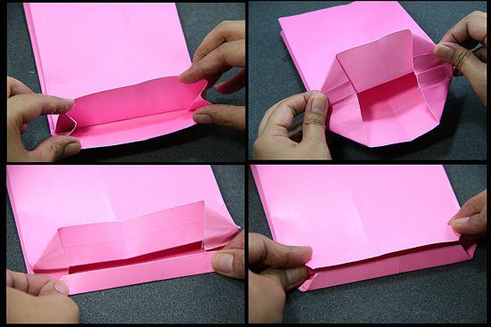 как сделать бумажный пакет