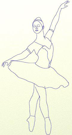 как нарисовать балерину карандашом поэтапно 