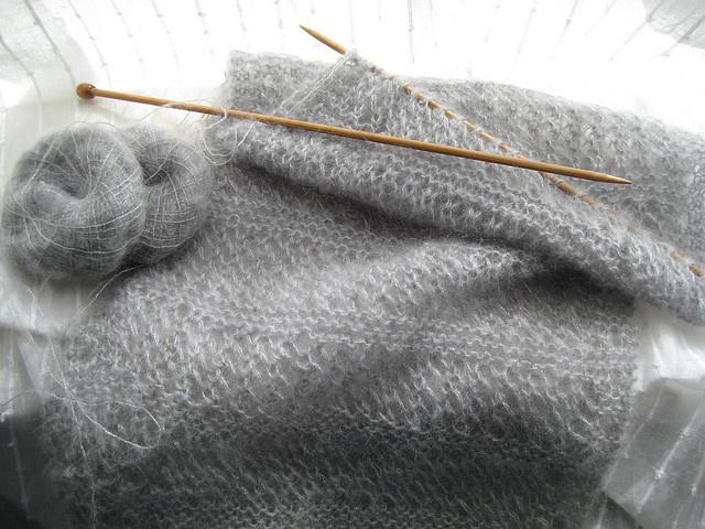 вязание кофт из мохера спицами