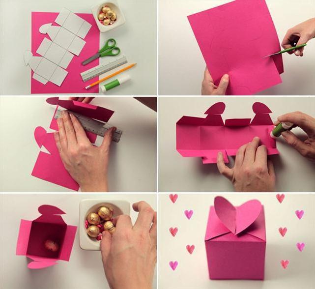 как сделать коробки для подарков 
