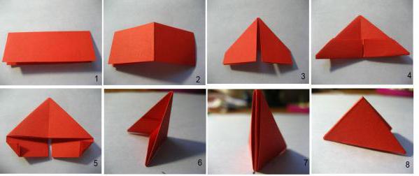 модульное оригами лотос