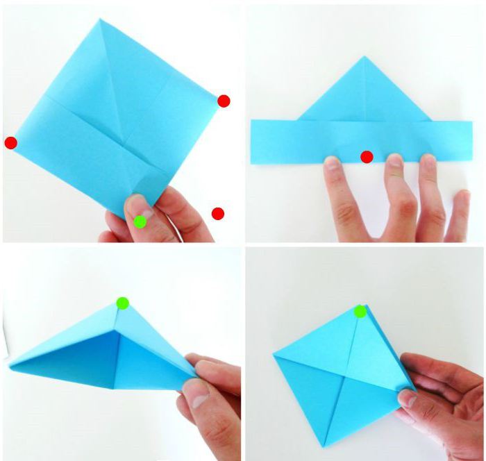 оригами кораблик из бумаги для детей