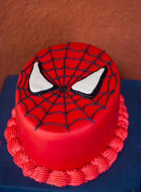  торт человек паук из мастики