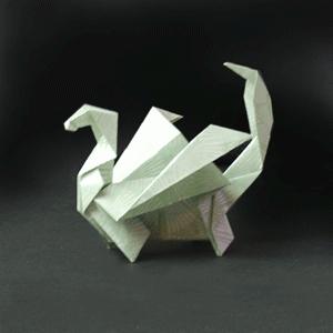как сделать оригами дракона