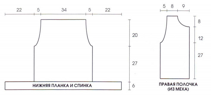 Как сшить жилет из норки?