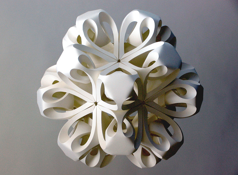 Снежинка оригами, фото 3