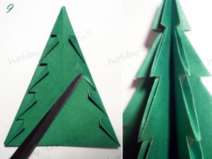 Новогодняя-оригами-елка-9