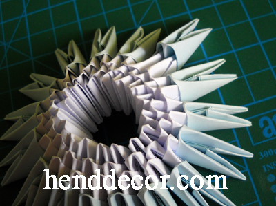 3D оригами стакан для карандашей