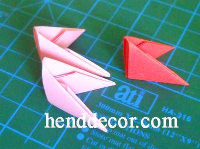 3D оригами стакан для карандашей