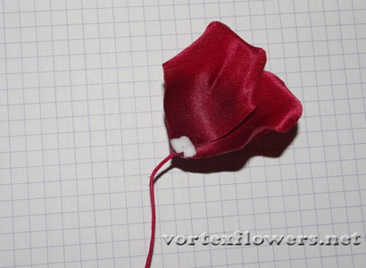 Как сделать розу из ткани
