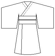 Выкройка кимоно (схема)