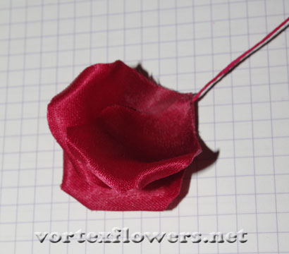 Как сделать розу из ткани